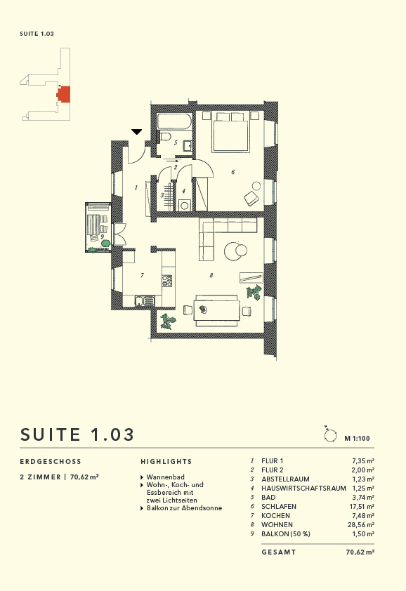 Palais de Gontard Suite 1.03