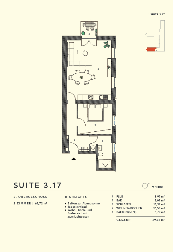 Palais de Gontard Suite 3.17