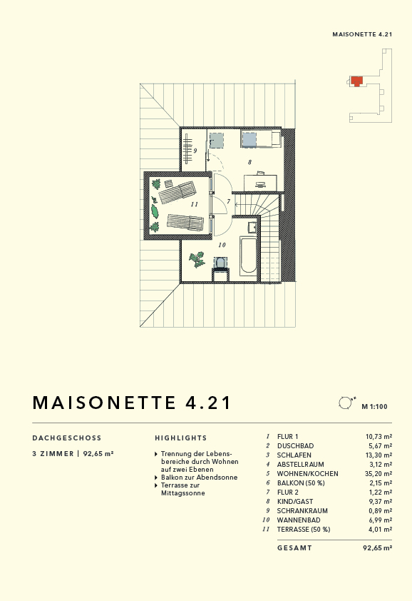 Palais de Gontard Maisonette 4.19